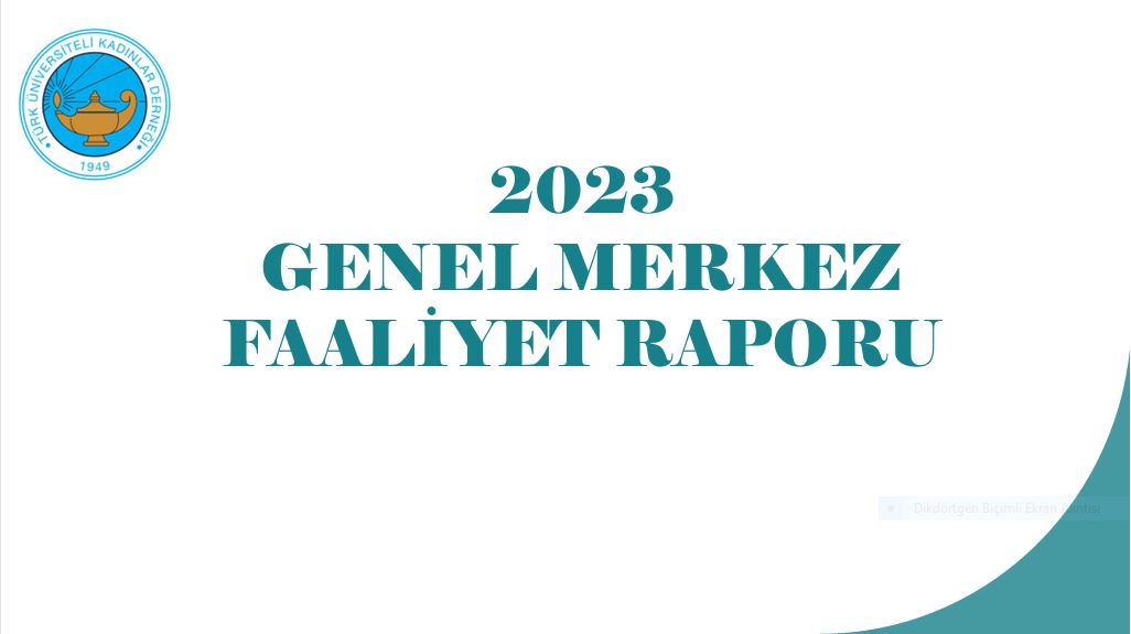 TÜKD 2023 YILI FAALİYET RAPORU